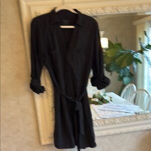 📦🔜Abercrombie & Fitch Chic Black Shirt Dress
